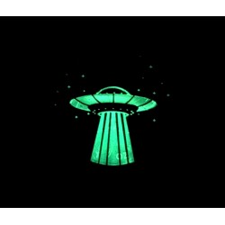 CANADA MAPLE LEAF ALIEN UFO GLOW IN THE DARK 5 DOLLARS 1 OZ