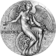 CELESTIAL BEAUTY FORTUNA 2 OZ CAMEROON 2021 SILVER COIN 2000 FRANCS