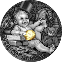 MY FIRST CAPITAL MY FIRST TREASURES 2021 NIUE 1/2 OZ SILVER COIN 1 DOLLAR