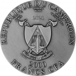 CYCLOPS 2 OZ 2000 CFA FRANCS REPUBLIC OF CAMEROON 2021