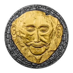 MASK OF AGAMEMNON 3 OZ 3000 FRANCS CAMEROON 2021