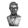 ABRAHAM LINCOLN 2 OZ SILVER COIN 10000 FRANCS REPUBLIQUE DU TCHAD 2022