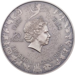 HANSEL AND GRETEL FAIRY TALES & FABLES 20 DOLLARS 3 OZ COOK ISLANDS 2022