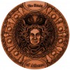 SHIELD OF ATHENA COPPER PLATING 2 OZ 5 DOLLARS NIUE 2022