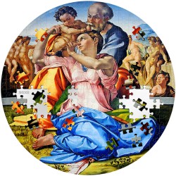 DONI TONDO MICHELANGELO MICROPUZZLE 3 OZ 20 DOLLARS PALAU 2022