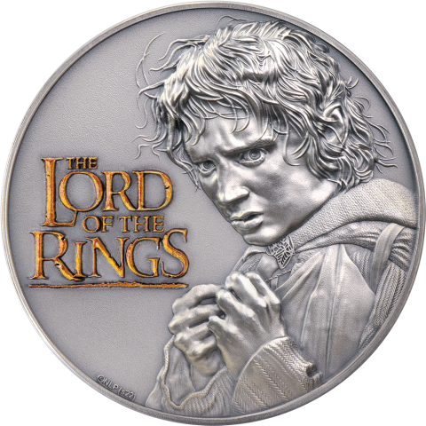LORDS OF THE RINGS 2 OZ 10 DOLLARS COOK ISLANDS 2022