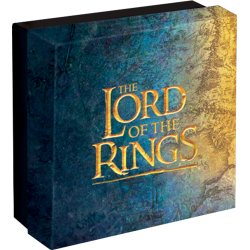 LORDS OF THE RINGS 2 OZ 10 DOLLARS COOK ISLANDS 2022