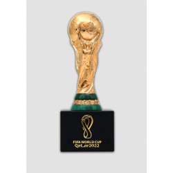 FIFA WORLD CUP 3D TROPHY REPLICA 1 KG SILVER GOLD PLATED