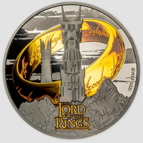 LORD OF THE RINGS TWO TOWERS 5 OZ 10 DOLLARS SAMOA 2023
