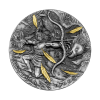 STYMPHALIAN BIRDS TWELVE LABOURS OF HERCULES 2 OZ 5 DOLLARS NIUE 2022