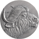 AFRICAN BUFFALO EXPRESSIONS OF WILDLIFE 2 OZ 2000 FRANCS CAMEROON 2022