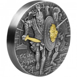 ARES GODS 1 KG 80 DOLLARS SILVER COIN NIUE 2022