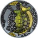 MECHANICAL TURTLE ŻÓŁW CLOCKWORK EVOLUTION 3 OZ 2022 MONGOLIA 2000 TOGROG SILVER COIN