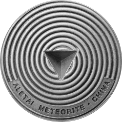CUBE COIN - SPACE CUBE 1 KG - ALETAI METEORITE 500 CEDIS GHANA 2023
