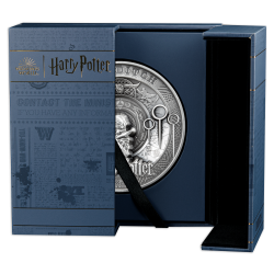 HARRY POTTER QUIDDITCH SILVER COIN MULTIPLE LAYER GIANT 1 KG 25 DOLLARS SAMOA 2023