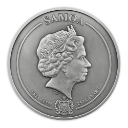 HARRY POTTER HOGWARTS EXPRESS SILVER COIN MULTIPLE LAYER GIANT 1 KG 25 DOLLARS SAMOA 2023