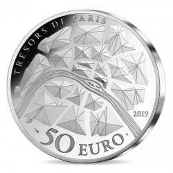 WIEŻA EIFFLA 130 ROCZNICA 50 EURO 5 OZ FRANCJA 2019