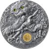 SHAOLIN LEOPARD KUNG FU MARTIAL ART STYLES SILVER COIN 2 OZ 5 DOLLARS NIUE 2023