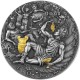DIONYSUS GODS 2 OZ 2 DOLLARS SILVER COIN NIUE 2022