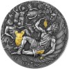 DIONYSUS GODS 2 OZ 2 DOLLARS SILVER COIN NIUE 2022