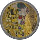THE KISS GUSTAV KLIMT FINE EBROIDERY ART 3 OZ 20 DOLLARS SILVER COIN PALAU 2023