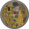 THE KISS GUSTAV KLIMT FINE EBROIDERY ART 3 OZ 20 DOLLARS SILVER COIN PALAU 2023