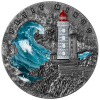 LIGHTHOUSE PETIT MINOU 2 OZ 5 DOLLARS SILVER COIN NIUE 2022