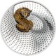 LEOPARD CAMOUFLAGE OF NATURE 3 OZ 20 DOLLARS PALAU 2024