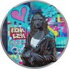 MONA LISA GRAFFITI ART. 3 OZ 20 DOLLARS SILVER COIN COOK ISLANDS 2023