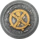 ANTIKYTHERA MECHANISM GILDED ARCHEOLOGY & SYMBOLISM 3 OZ 20 DOLLARS COOK ISLANDS 2023