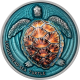 LOGGERHEAD SEA TURTLE LIFELONG JOURNEY 2 Oz SILVER COIN 2 DOLLARS NIUE 2023