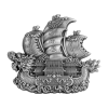 DRAGON BOAT 2 OZ 10000 FRANCS CFA SILVER COIN REPUBLIQUE DU TCHAD 2024
