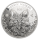 FOX MAJESTIC WILDLIFE 1KG SILVER COIN 25 DOLLARS SAMOA 2024
