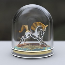 MUSTANG HORSE - MURANO GLASS SERIES - MAPLE LEAF 1 OZ 5 DOLLARS CANADA 2022