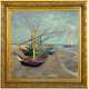 ŁODZIE RYBACKIE VINCENT VAN GOGH 1 OZ 1 DOLLAR SREBRNA MONETA NIUE 2023