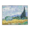 POLE PSZENICY Z CYPRYSAMI 1889 VINCENT VAN GOGH 2,5 Oz Ag 750 g. Zn, 120 G. Cu 10000 FRANCS REPUBLIQUE DU CHAD 2024