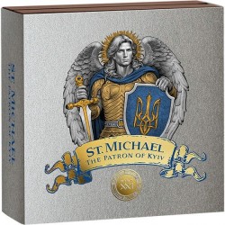 ST. MICHAEL THE PATRON OF KYIV 5 OZ SILVER COIN 10 DOLLARS NIUE 2024