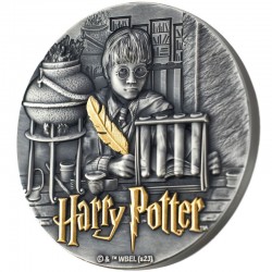 HARRY POTTER AND THE PHILOSOPHER STONE'S 200 GRAMM 15 DOLLARS SILVER COIN NIUE 2023