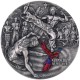 REBEL TIME - CAPOEIRA - 2 OZ 2000 FRANCS SILVER COIN CAMEROON 2023