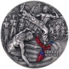 REBEL TIME - CAPOEIRA - 2 OZ 2000 FRANCS SILVER COIN CAMEROON 2023