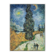 DROGA Z CYPRYSAMI I GWIAZDAMI 1890 VINCENT VAN GOGH 2,5 Oz Ag 750 g. Zn, 120 G. Cu 10000 FRANCS REPUBLIQUE DU CHAD 2024