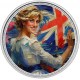 DIANA - ELEGANCE IN ART - 1 OZ 2 POUNDS SILVER COIN BRITANNIA CHARLES III 2023