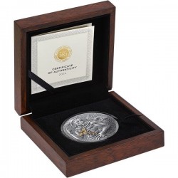 HERMES MITOLOGIA GRECKA 3 OZ SREBRNA MONETA 3000 FRANCS KAMERUN 2024