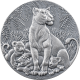 THE GRACE OF LIONESS 2 OZ 2000 FRANCS SILVER COIN CAMEROON 2024