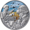 ARMIA DRONÓW STRAŻNICY WOLNOŚCI 2 OZ 2000 FRANCS SREBRNA MONETA KAMERUN 2024