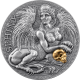 SFINKS GRECKA MITOLOGIA 1 OZ SILVER COIN 1000 FRANCS CAMEROON 2024
