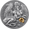 SFINKS GRECKA MITOLOGIA 1 OZ SILVER COIN 1000 FRANCS CAMEROON 2024