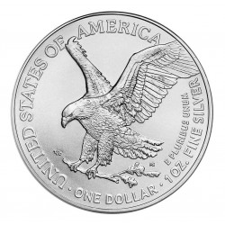 BALD EAGLE - AMERICART - 1 OZ 1 DOLLAR SILVER COIN USA 2024