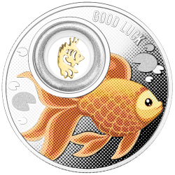 GOLDFISH 14.14 G 500 CFA FRANCS REPUBLIC OF CAMEROON 2024