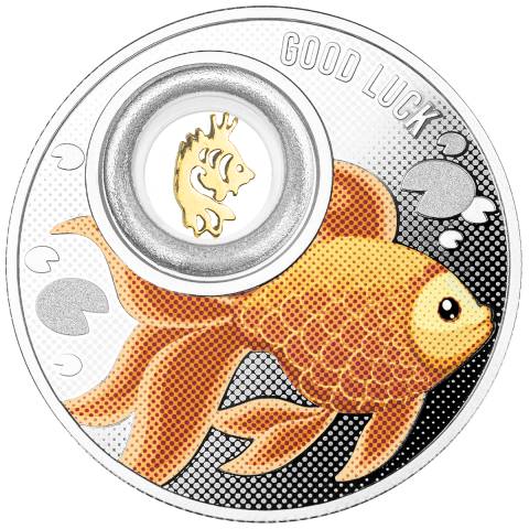 GOLDFISH 14.14 G 500 CFA FRANCS REPUBLIC OF CAMEROON 2024